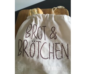 Stickdatei - Brot Liebe - Schriftzug Brot & Brötchen